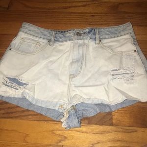 Pacsun distressed denim shorts